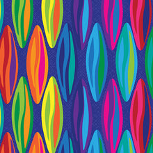 Load image into Gallery viewer, Kaleidoscope - Metamorphosis Wide Backing 108" - Dark Blue/Multi