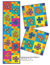 Load image into Gallery viewer, NEW! Flutter Fun:Kaleidoscope Fabrics - Free Pattern