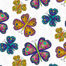 Load image into Gallery viewer, Kaleidoscope - Flight on White/Multi
