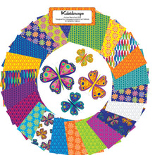 Load image into Gallery viewer, Kaleidoscope - Fat Quarter Bundle with 1 Yard Panel
