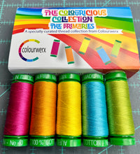 Load image into Gallery viewer, Colouricious Aurifil Thread Collection - The Primaries
